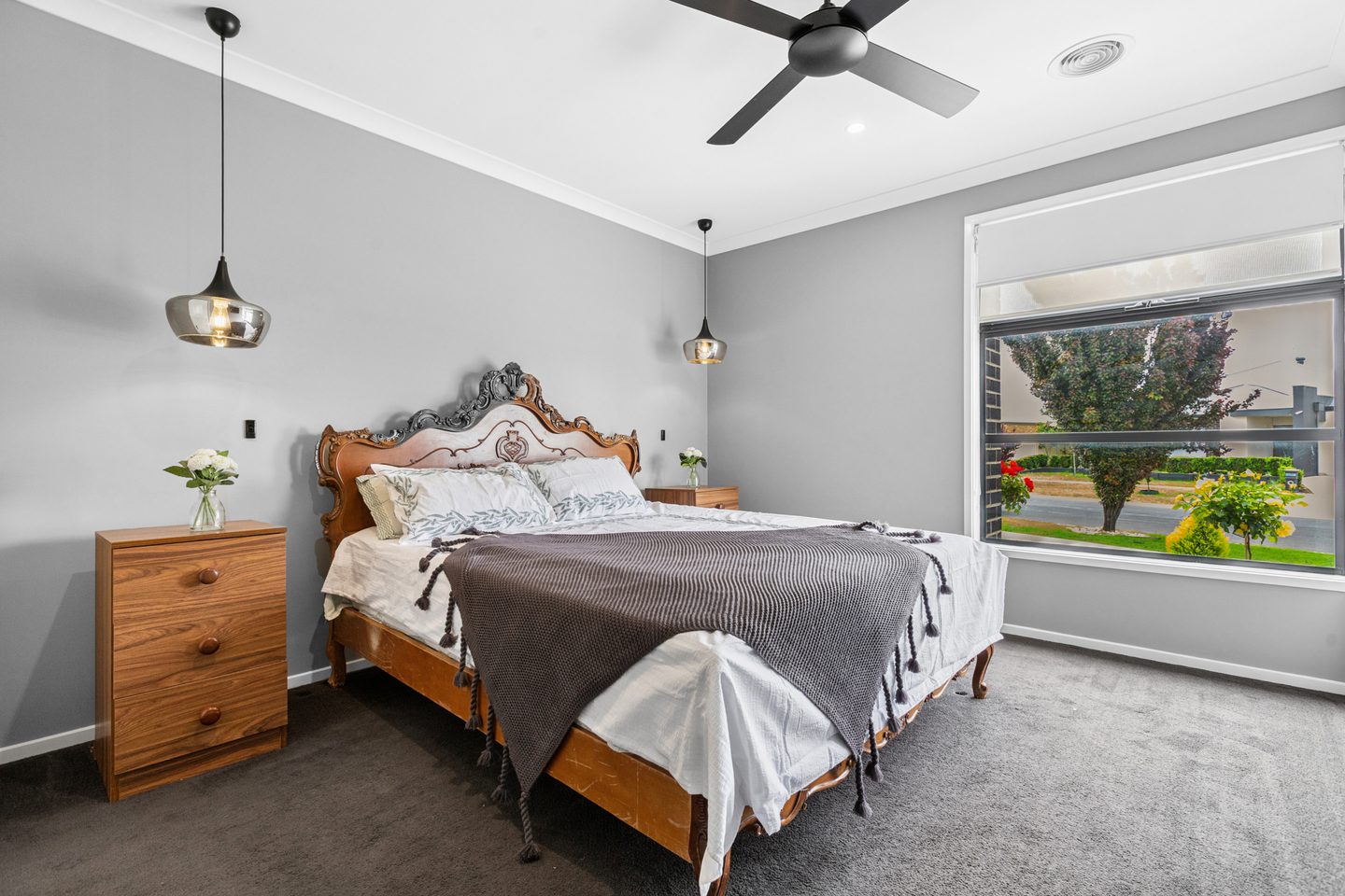 Main bedroom in daylight